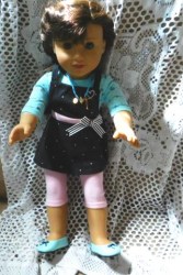 2015 18" AMERICAN GIRL DOLL GRACE WEARING HER OUTFIT, SHOES, JEWELERY